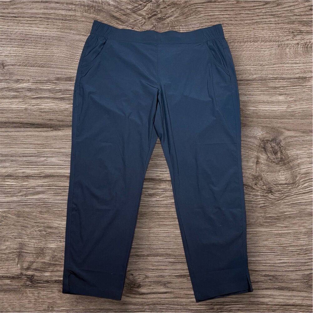 Eddie Bauer‎ Ankle Traveler Pant Black Women’s Size XL